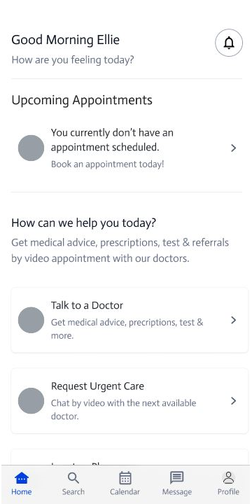 Telmeds Wireframes